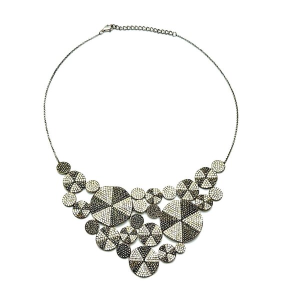 Show-Stopping Judith Jack Sterling Silver Statement Necklace/Marcasite Bib — EUC - Picture 1 of 8